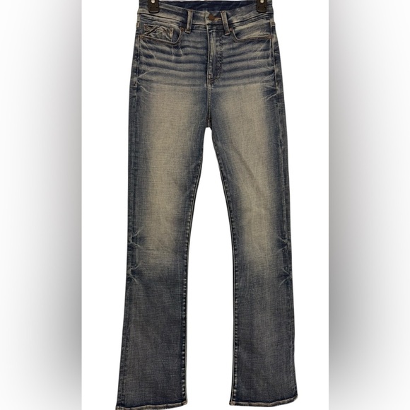 Buckle Black Denim Jeans - Picture 1 of 7